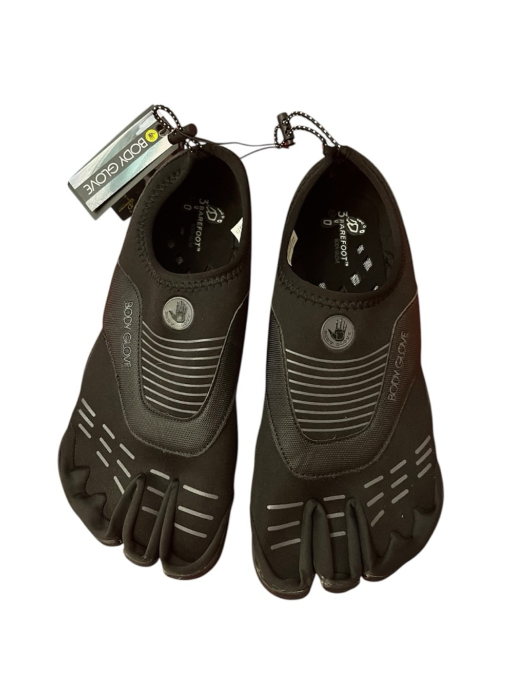 Body Glove Black and Dark Red Barefoot Toe Swim Shoes